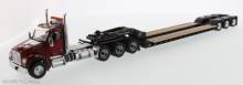 Diecast Masters 71061 - Kenworth T880 SFFA Day Cab Tridem Tractor w. XL120 Lowbed Trailer Zugmaschine m. XL120 Tiefbett Auflieger