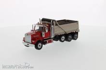 Diecast Masters 71067 - Western Star 4900 SF Dump Truck Kipper - LKW - Rote Kabine Matt silber Kipper