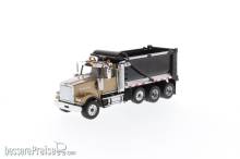 Diecast Masters 71080 - Western Star 4900 SF OX Stampede Dump-Gold cab + black dump Kieper m. gold Kabine und schwarzer Kieper