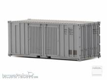 Hädl 711002-09 - 20 Fuß Postcontainer, grau, DR
