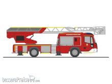 Rietze 71117 - Magirus DLK 32 n.B. FW Mindelheim, 1:87