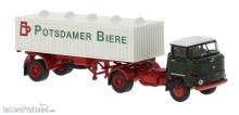Brekina 71219 - Brekina, IFA W 50 Bier-SZ, 1965, Potsdamer Biere, 1:87