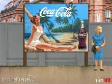 Modellland 7129-8 - 1:87 H0 Plakatwand Coca Cola