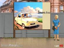 Modellland 7161-8 - 1:87 H0 Plakatwand Vespa 400