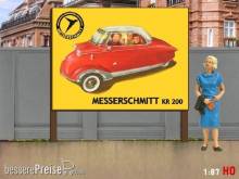 Modellland 7163-8 - 1:87 H0 Plakatwand Messerschmitt KR 200