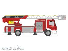 Rietze 71653 - Magirus DLK Atego ´19 FW Illertissen, 1:87