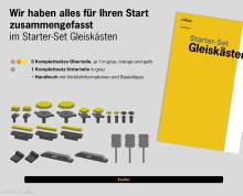 Hädl 720000 - Starter-Set Gleiskästen, TT