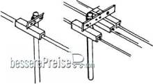 Weinert 7205 - Rollenhalter einfach und dreifach (H0)