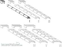 Weinert 72071 - Blechkanäle und Rollenkästen für Seilzugleitungen in Größe I (H0)