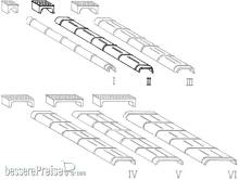 Weinert 72072 - Blechkanäle und Rollenkästen für Seilzugleitungen in Größe II (H0)