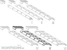 Weinert 72075 - Blechkanäle und Rollenkästen für Seilzugleitungen in Größe V (H0)