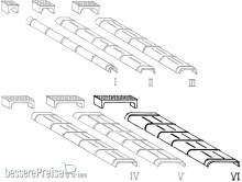 Weinert 72076 - Blechkanäle und Rollenkästen für Seilzugleitungen in Größe VI (H0)