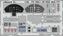 Eduard Accessories FE1000 - 1:48 MiG-17F for Hobby Boss