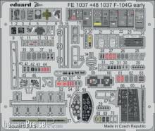Eduard Accessories FE1037 - F-104G early for Kinetic in 1:48