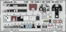 Eduard Accessories FE1046 - IAI Kfir C7 for AMK in 1:48
