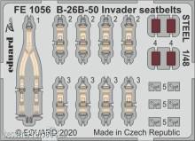 Eduard Accessories FE1056 - B-26B-50 Invader seatbelts STEEL for ICM in 1:48