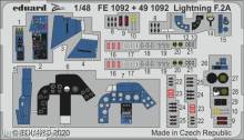 Eduard Accessories FE1092 - Lightning F.2A for Airfix in 1:48