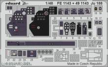 Eduard Accessories FE1143 - Ju 188 1/48 for REVELL in 1:48