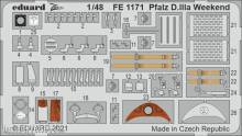 Eduard Accessories FE1171 - Pfalz D.IIIa Weekend 1/48 for EDUARD in 1:48