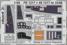 Eduard Accessories FE1217 - Ar 234B 1/48 HASEGAWA/HOBBY 2000 in 1:48