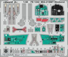 Eduard Accessories FE1242 - 1:48 MiG-21SMT Weekend for EDUARD