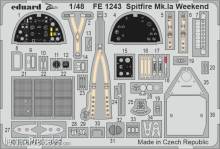Eduard Accessories FE1243 - 1:48 Spitfire Mk.Ia Weekend for EDUARD