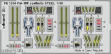Eduard Accessories FE1254 - 1:48 F/A-18F seatbelts STEEL for MENG