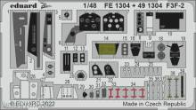 Eduard Accessories FE1304 - 1:48 F3F-2 for ACADEMY