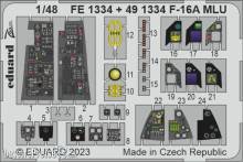 Eduard Accessories FE1334 - 1:48 F-16A MLU 1/48 KINETIC
