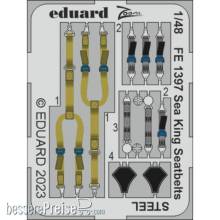 Eduard Accessories FE1397 - 1/48 Sea King seatbelts STEEL 1/48 AIRFIX
