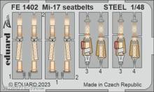 Eduard Accessories FE1402 - 1/48 Mi-17 seatbelts STEEL 1/48
