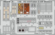 Eduard Accessories FE1419 - 1:48 Fokker D.VIIF Weekend 1/48 EDUARD