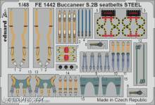 Eduard Accessories FE1442 - Buccaneer S.2B seatbelts STEEL AIRFIX