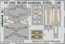 Eduard Accessories FE1483 - Mi-24P seatbelts STEEL