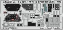 Eduard Accessories FE1515 - Lysander Mk.I/III AIRFIX