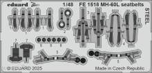 Eduard Accessories FE1518 - MH-60L seatbelts STEEL ICM