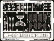 Eduard Accessories FE111 - P-38 Lightning in 1:48