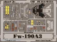 Eduard Accessories FE214 - Fw 190A-3 in 1:48