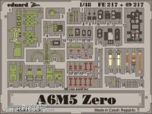 Eduard Accessories FE217 - A6M5 Zero in 1:48