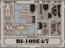 Eduard Accessories FE220 - Bf-109E4/7 in 1:48