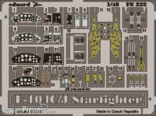 Eduard Accessories FE222 - F-104C/J Starfighter in 1:48