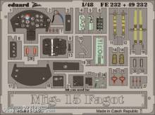 Eduard Accessories FE232 - MiG-15 Fagot in 1:48