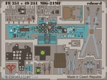 Eduard Accessories FE251 - MiG-21MF in 1:48