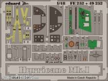 Eduard Accessories FE252 - Hurricane Mk.I in 1:48