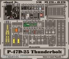 Eduard Accessories FE270 - P-47D-25 Thunderbolt in 1:48