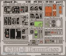 Eduard Accessories FE284 - SBD-3 Dauntless in 1:48