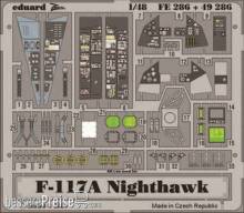 Eduard Accessories FE286 - F-117 Nighthawk in 1:48