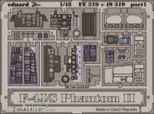 Eduard Accessories FE319 - F-4J/S Phantom II in 1:48