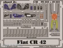 Eduard Accessories FE332 - Fiat CR 42 in 1:48