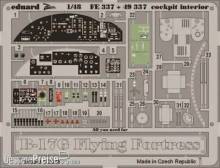 Eduard Accessories FE337 - B-17G Flying Fortress cockpit interior in 1:48